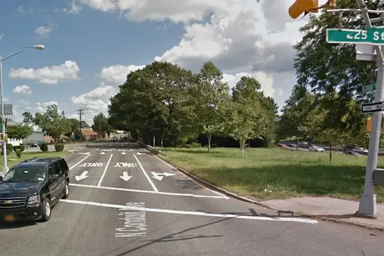 Looking east where Wayne White was killed on North Conduit Avenue